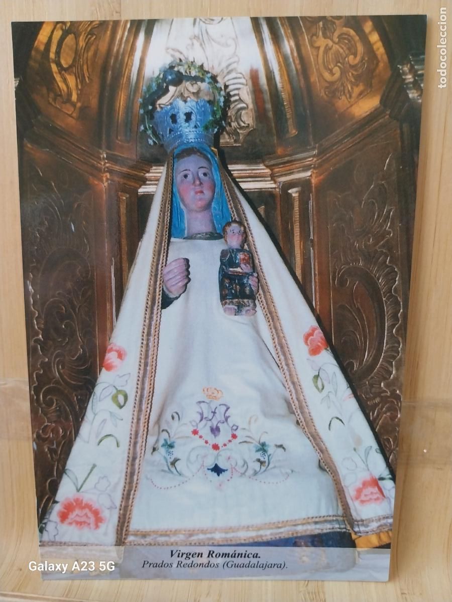 Postales: PRADOS REDONDOS VIRGEN NTRA SRA ROMANICA GUADALAJARA TARJETA DORSO BLANCO TAMA&Ntilde;O POSTA