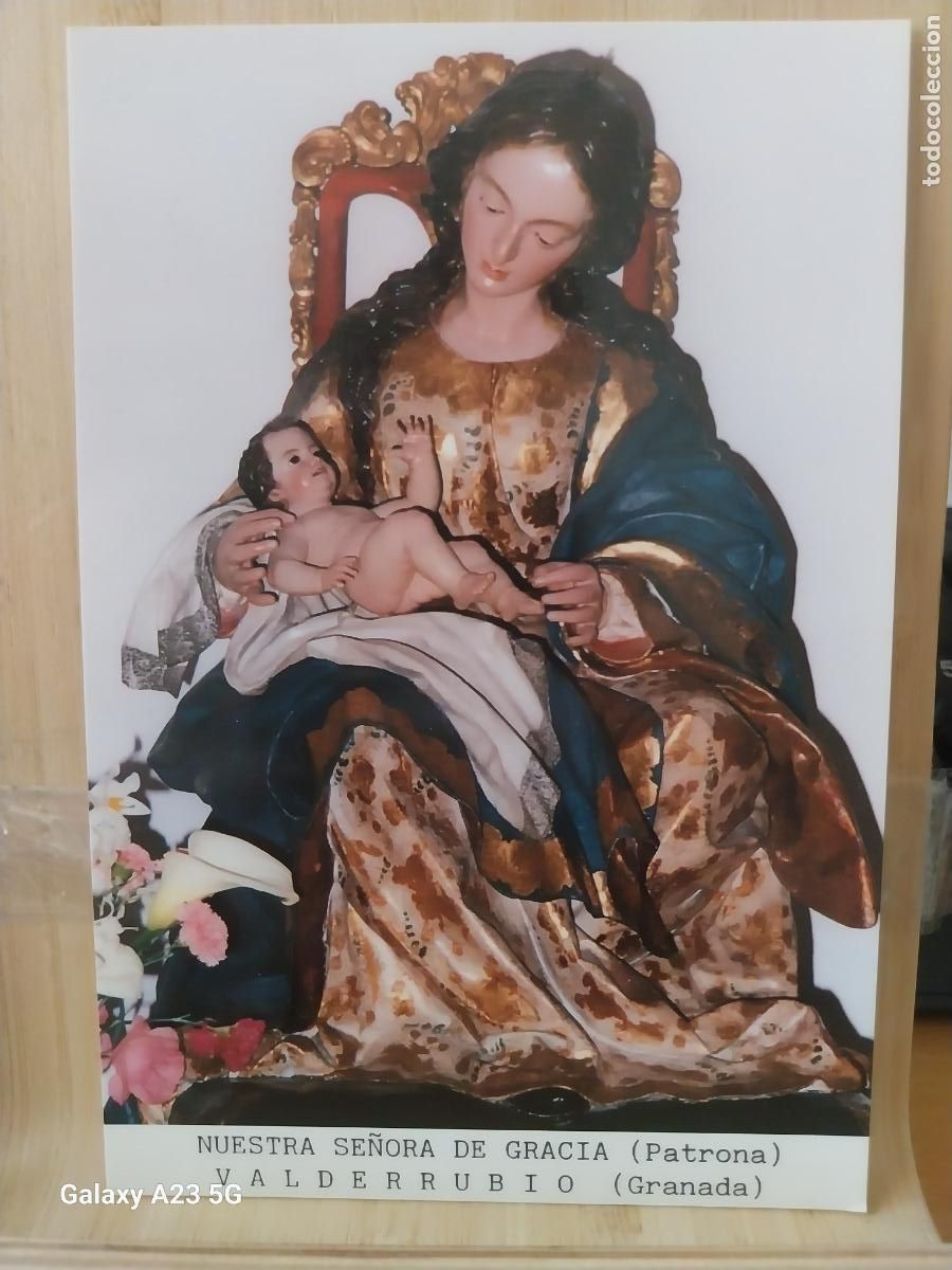 Postales: VALDERRUBIO VIRGEN NTRA SRA DE GRACIA GRANADA ED VISTABELLA AVE SC ORIGINAL