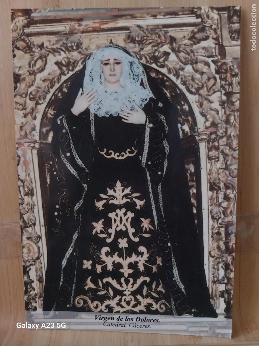 Postales: CHIPIONA VIRGEN NTRA SRA DE LOS DOLORES CACERES TARJETA TAMA&Ntilde;O POSTAL DORSO BLANCO