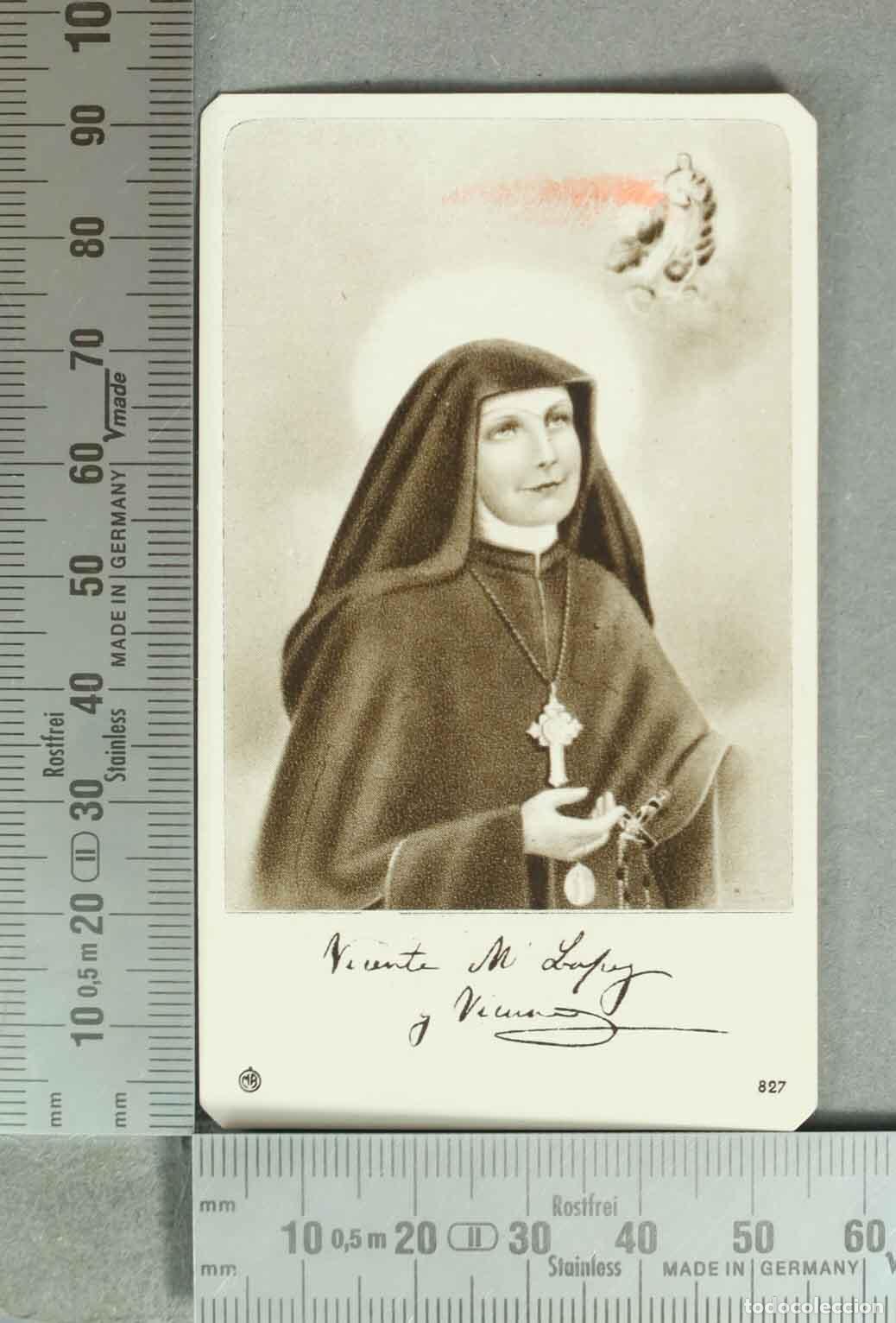 Postales: ESTAMPA. BEATA Vicenta Mar&iacute;a L&oacute;pez y Vicu&ntilde;a