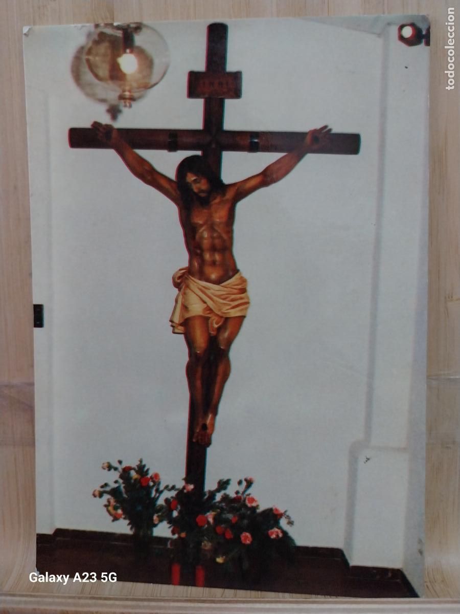 Postales: CRISTO BUENA MUERTE LEGIONARIOS PARROQUIA SAN FELIX AFRICANO BARCELONA POSTAL SC A&Ntilde;O 1984