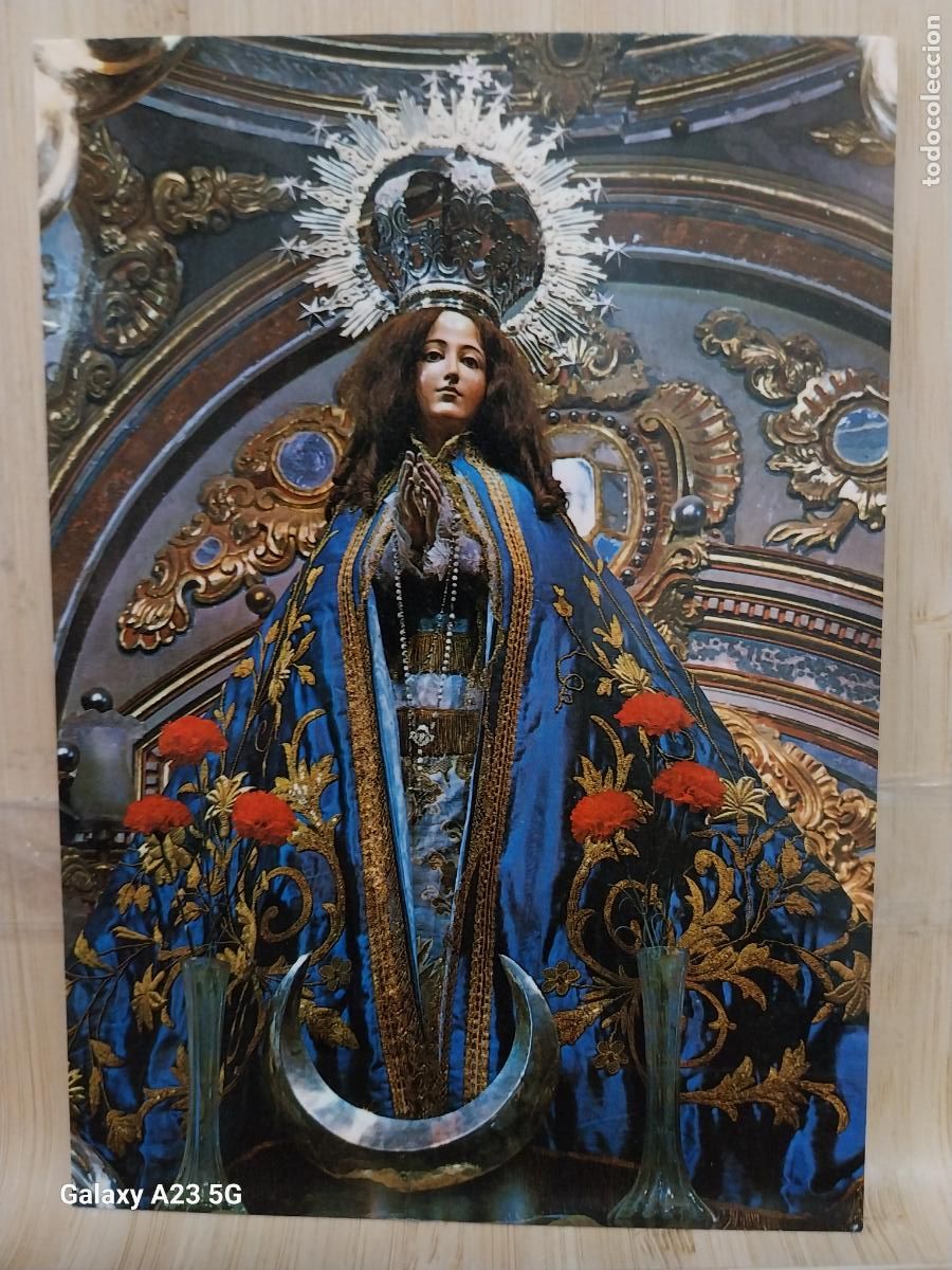 Postales: MAZARRON VIRGEN NTRA SRA PURISMA CONCEPCION MURCIA ED BOYCER 4029 SC ORIGINAL ..-