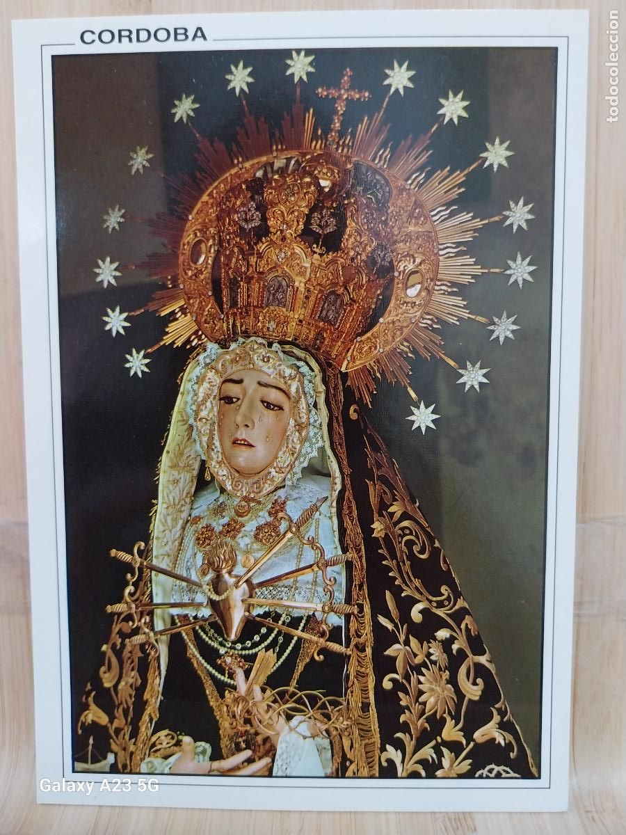 Postales: VIRGEN NTRA SRA DE LOS DOLORES C&Oacute;RDOBA ED ARRIBAS 2161 SC ORIGINAL ++