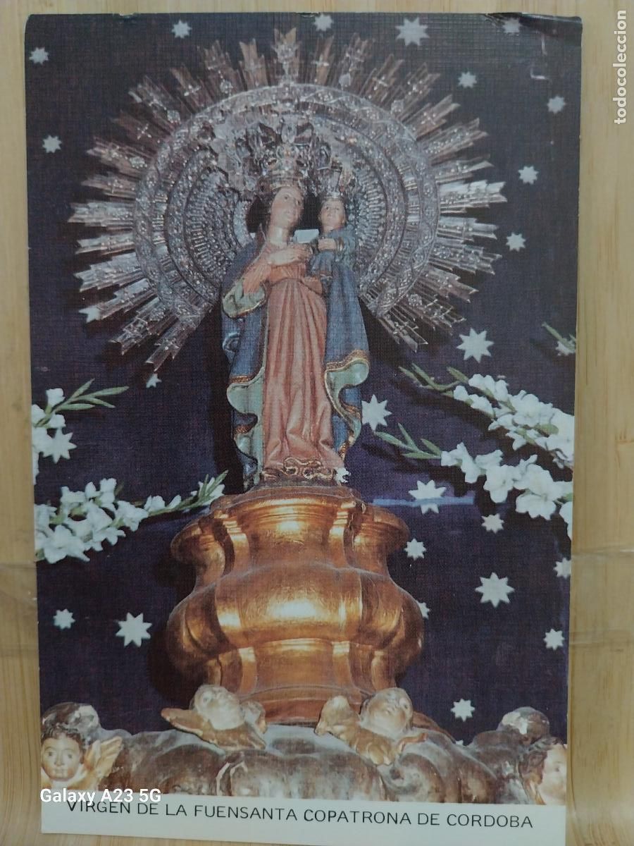 Postales: VIRGEN NTRA SRA DE LA FUENSANTA C&Oacute;RDOBA TARJETA DORSO BLANCO TAMA&Ntilde;O POSTAL