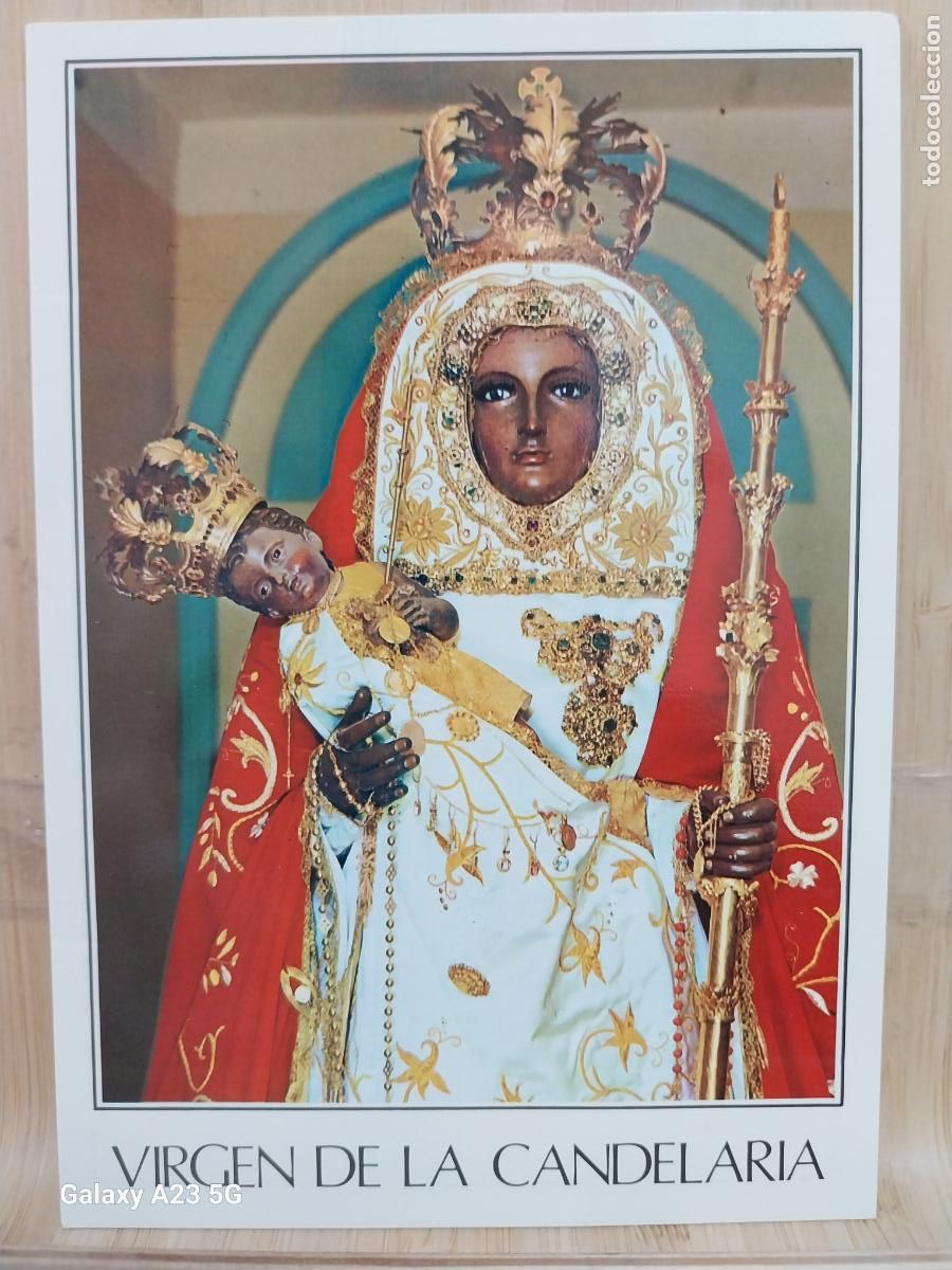 Postales: TENERIFE VIRGEN NTRA SRA DE LA CANDELARIA CANARIAS ED GASTEIZ 5037 L SC ORIGINAL