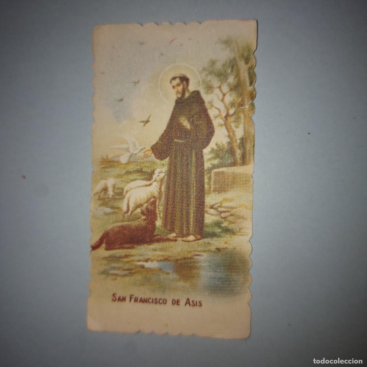 Postales: ESTAMPA RELIGIOSA, SAN FRANCISCO DE ASIS