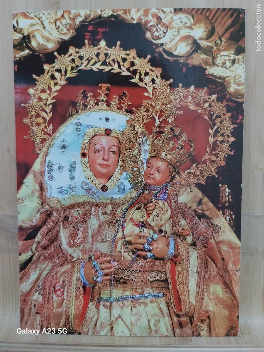 Postales: TEROR VIRGEN NTRA SRA DEL PINO GRAN CANARIA ED GLOBAL TRADERS CIRCULADA ORIGINAL