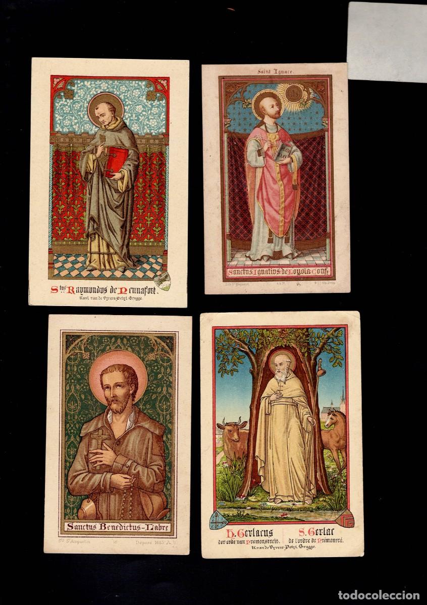 Postales: 12 religiosas antiguas de diverso SANCTOS ED: Saint Augustin et autres