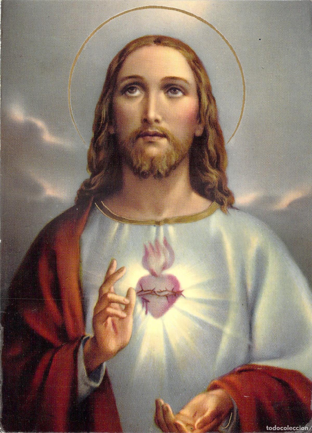 Postales: Postal del Sagrado Coraz&oacute;n de Jes&uacute;s - Foto 1