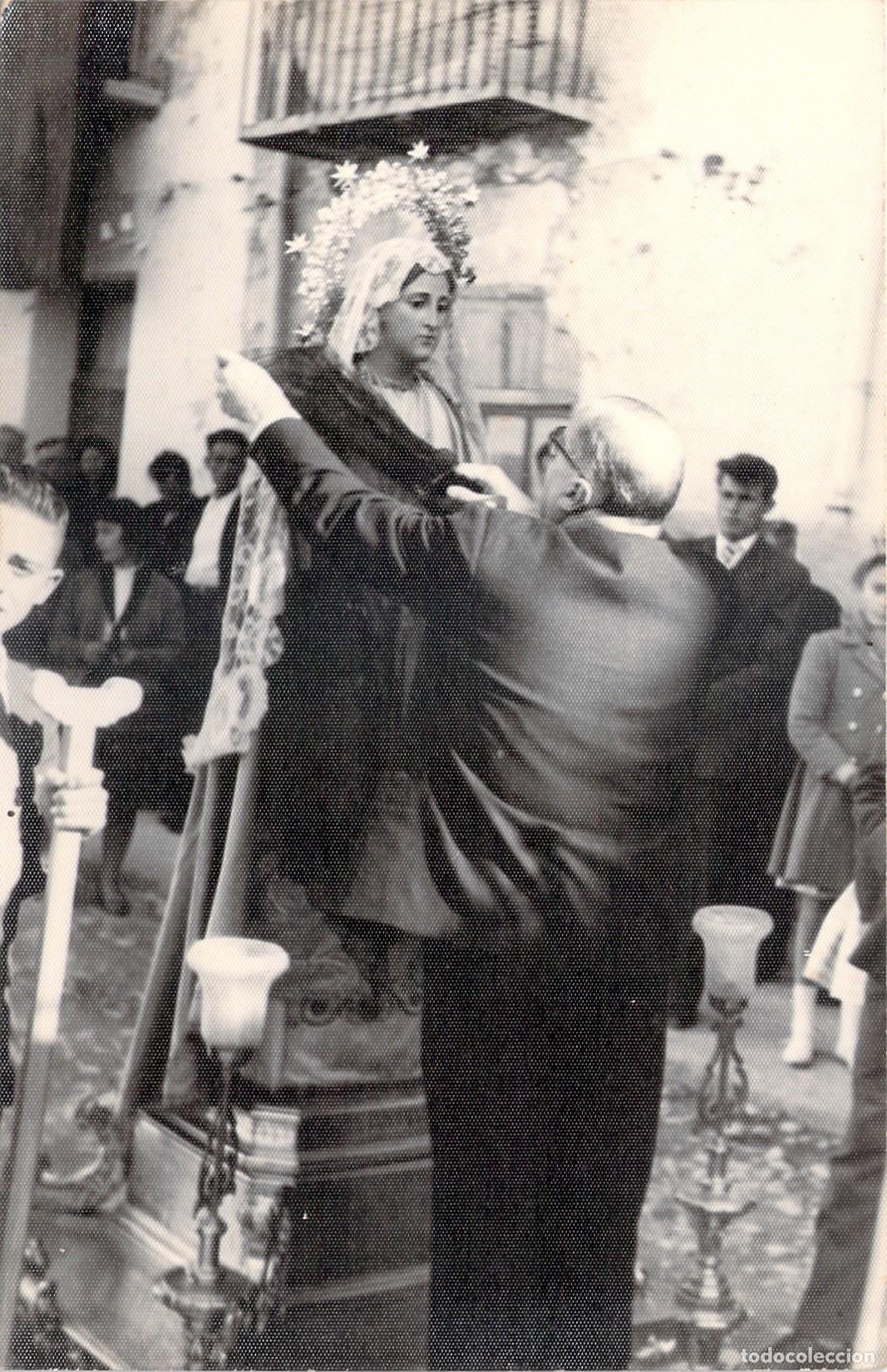 Postales: Postal foto de procesi&oacute;n religiosa en Calig, Castell&oacute;n
