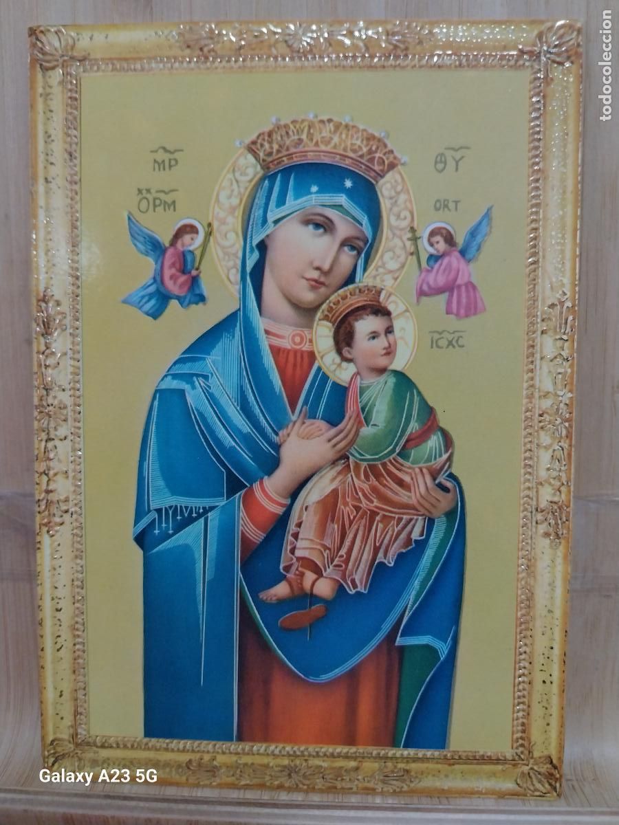 Postales: VIRGEN NTRA SRA DEL PERPETUO SOCORRO PERU TARJETA TAMA&Ntilde;O POSTAL