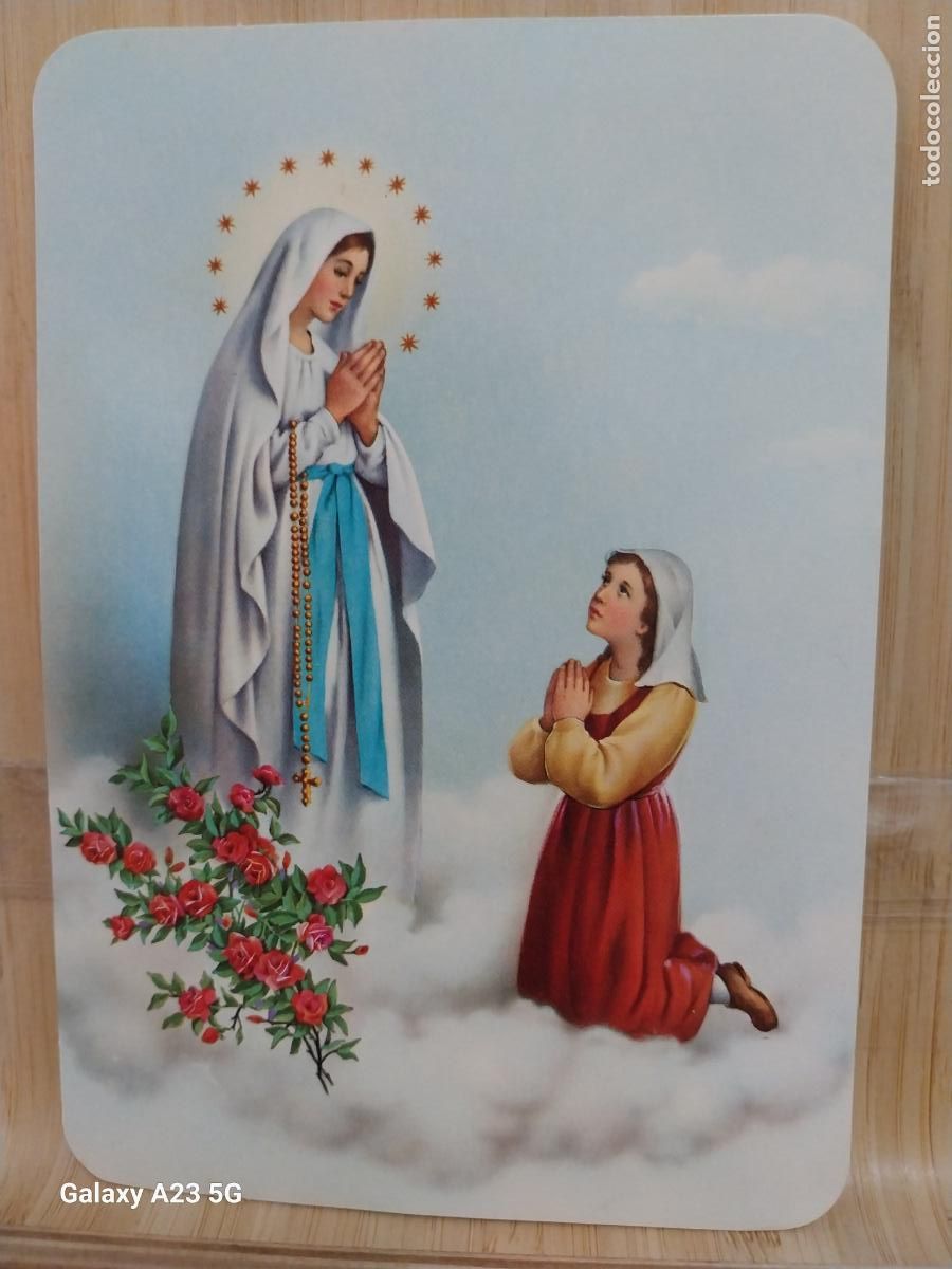 Postales: VIRGEN NTRA SRA DE LOURDES TARJETA TAMA&Ntilde;O POSTAL