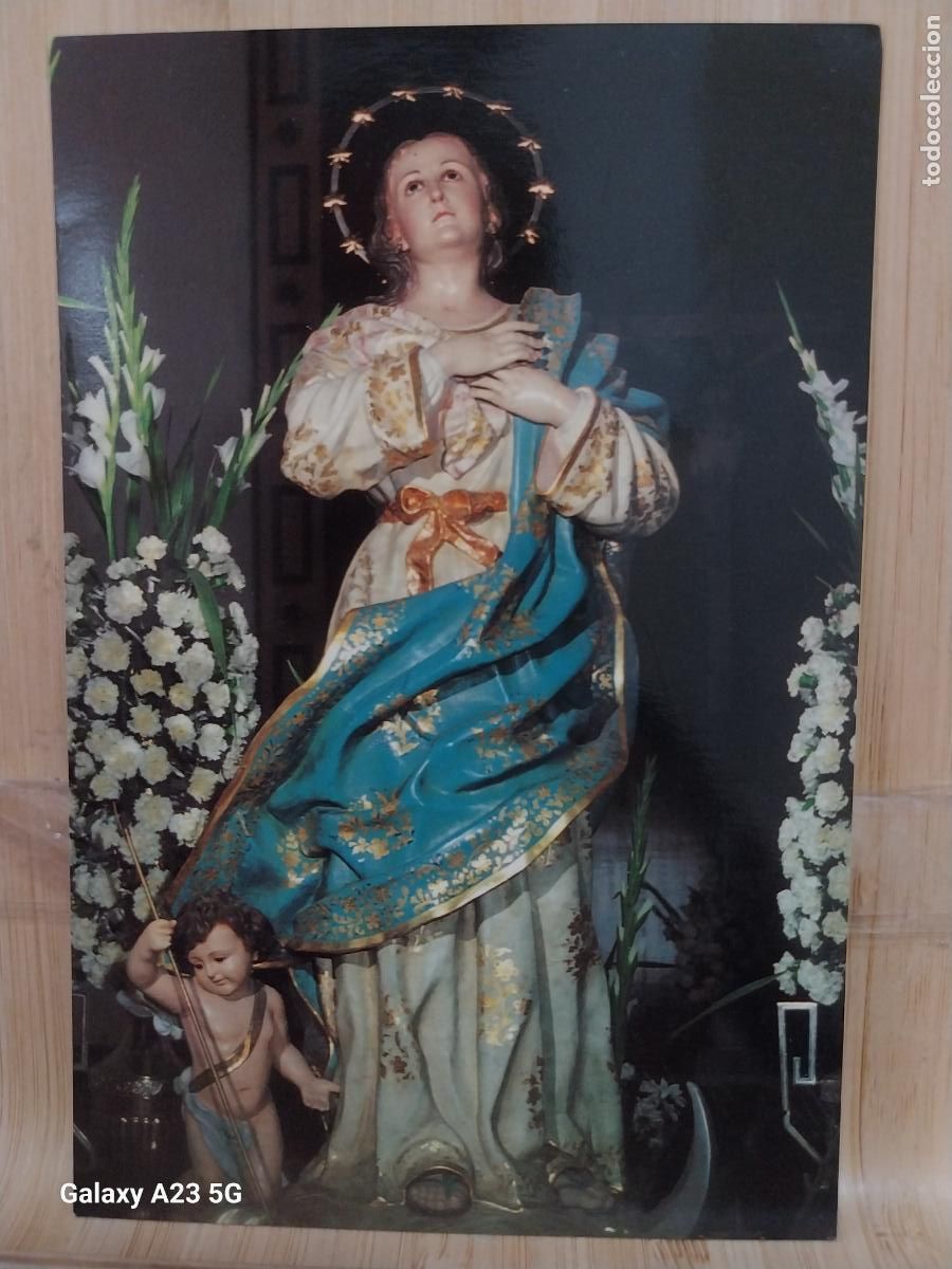 Postales: VIRGEN NTRA SRA DE LA INMACULADA CONCEPCION CARTAGENA TARJETA ASOC BELENISTA