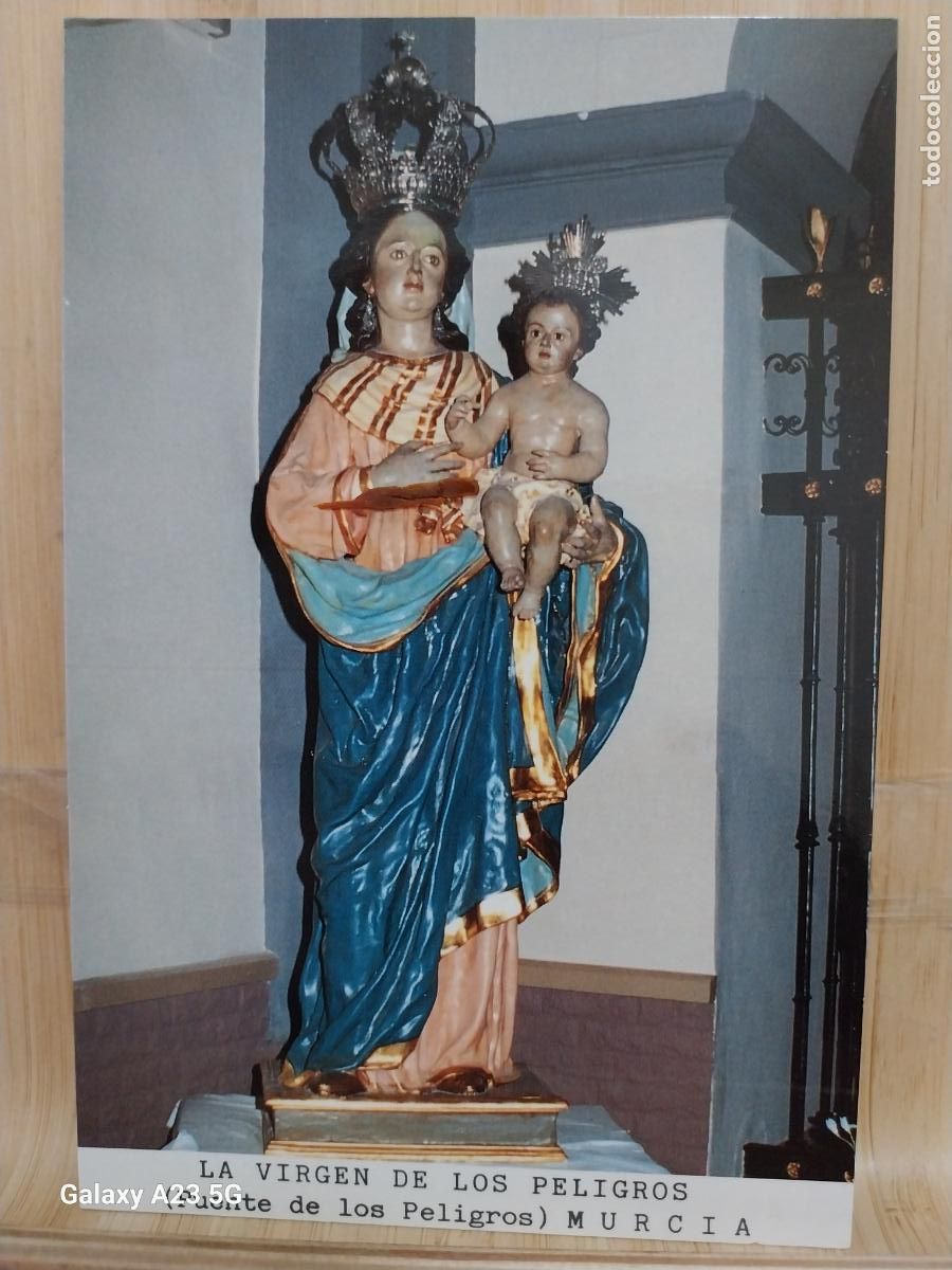 Postales: VIRGEN NTRA SRA DE LOS PELIGROS MURCIA TARJETA ED VISTABELLA BIOGRAFIA