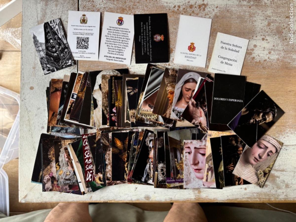 Postales: Lote de 127 estampas de Semana Santa y otras.