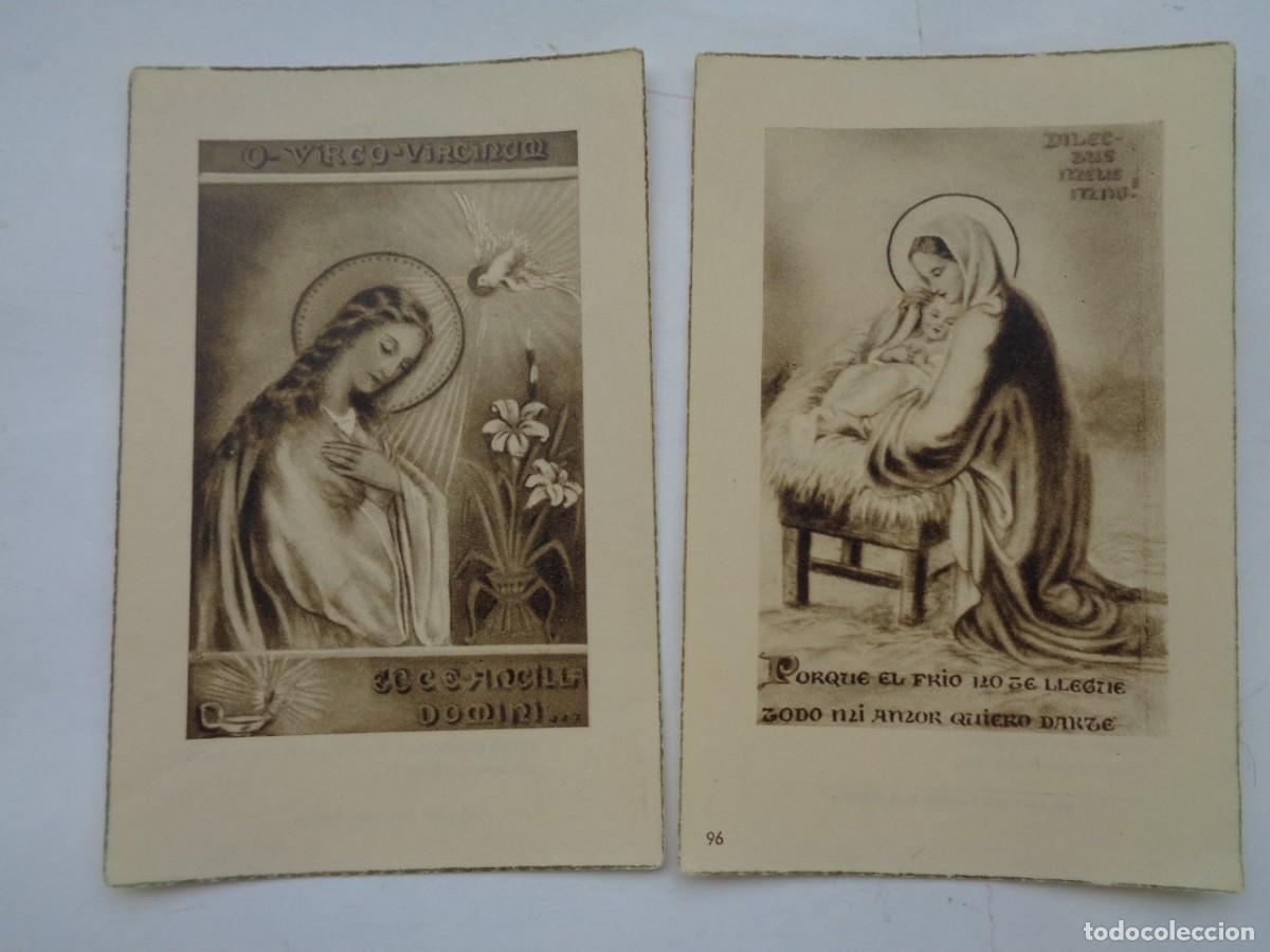 Postales: LOTE DE 2 ESTAMPAS RECUERDO DE HIJAS DE MARIA , COLEGIO DE LAS IRLANDESAS . SEVILLA 1956 Y 57