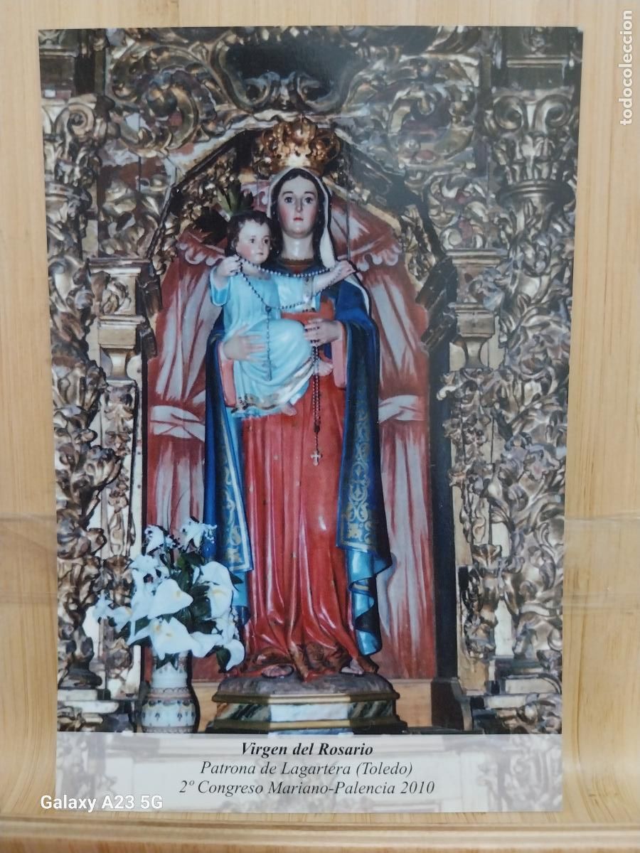 Postales: LAGARTERA VIRGEN NTRA SRA DEL ROSARIO TOLEDO ED VISTABELLA TARJETA DORSO TAMA&Ntilde;O POSTAL