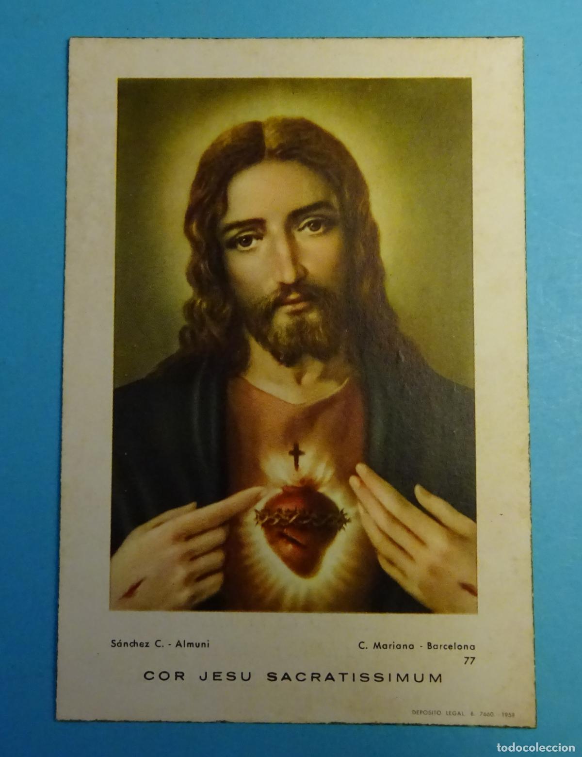 Postales: RECUERDO DE LA FIESTA DEL SAGRADO CORAZ&Oacute;N DE JES&Uacute;S. BENICARL&Oacute;, 1965