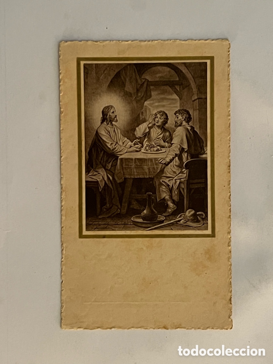 Postales: VALENCIA. Estampa Primera Comuni&oacute;n en el Colegio de Ntra. Se&ntilde;ora de Loreto (a.1939)