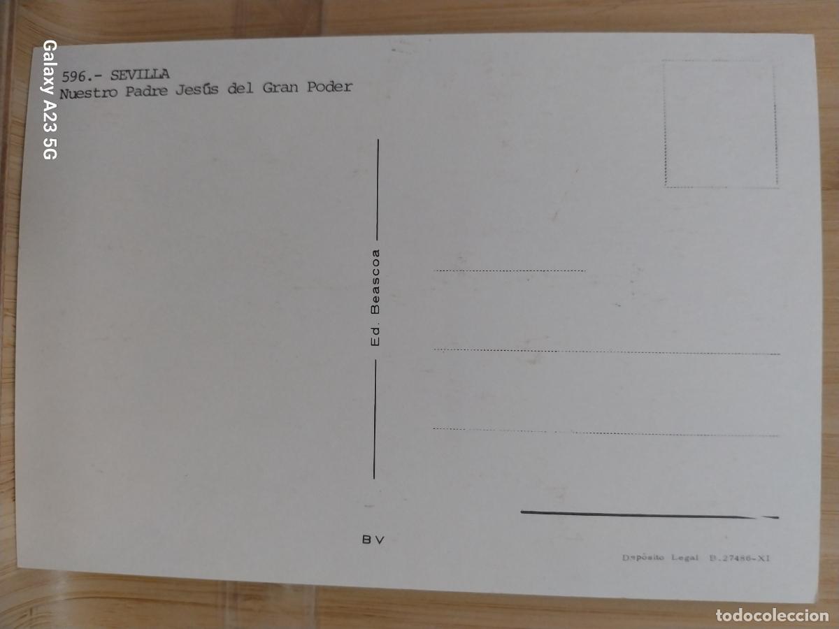 Postales: JESUS DEL GRAN PODER ED BEASCOA 596 SC ORIGINAL - Foto 2