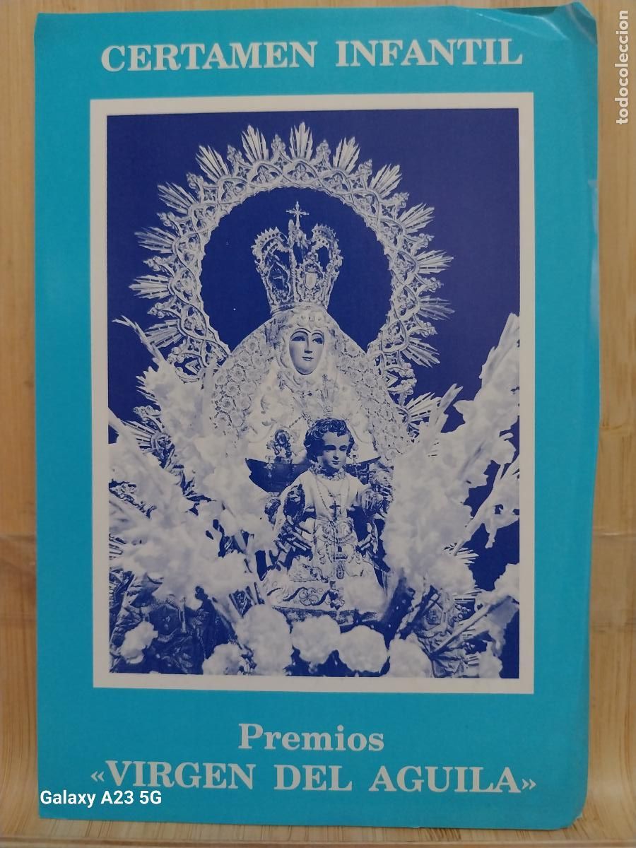 Postales: ALCALA GUADAIRA VIRGEN NTRA SRA DEL AGUILA ++ SEVILLA CERTAMEN INFANTIL ESTAMPA TAMA&Ntilde;O POSTAL