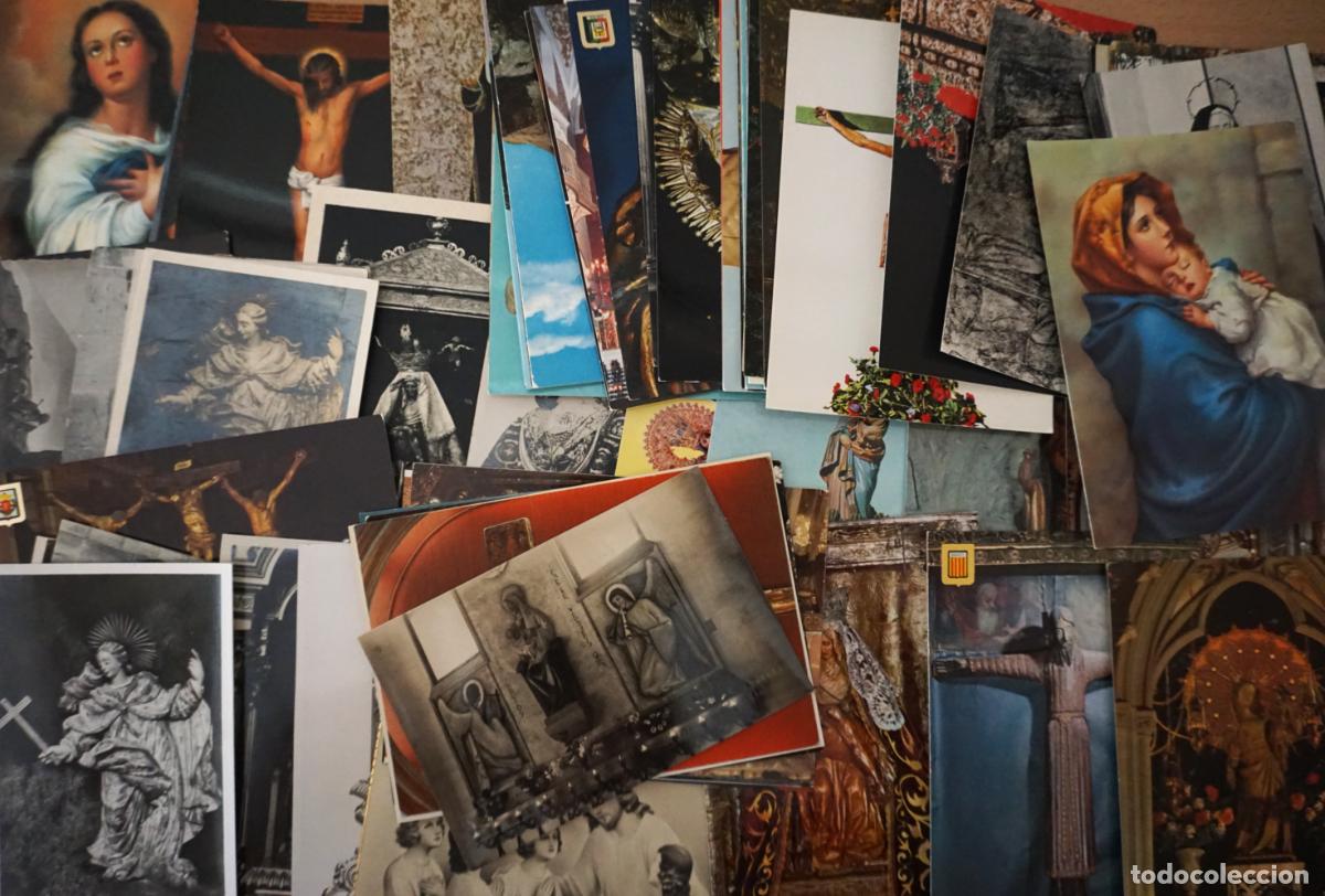 Postais: 100 postales religiosas, nuevas sin circular, diversas epocas, ver todas las fotograf&iacute;as.