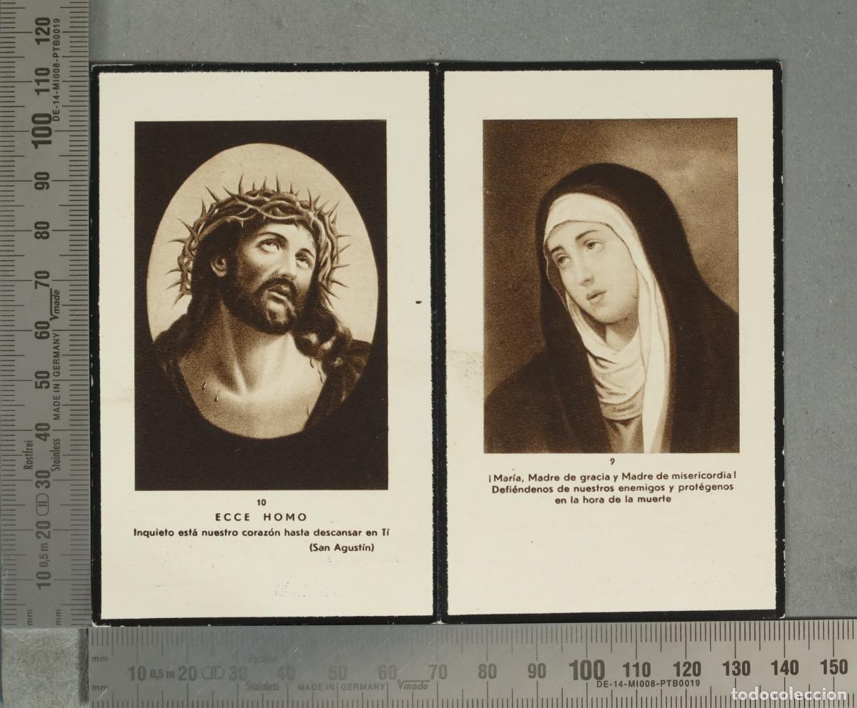 Cartoline: ESQUELA. R. P. Gregorio P&eacute;rez S&aacute;enz - RELIGIOSO FRANCISCANO. SAN FERMIN DE LOS NAVARROS. 4 ABRIL