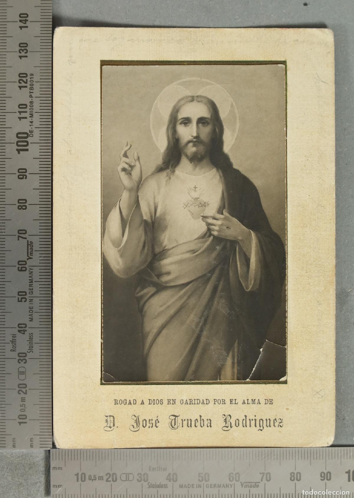 Cartoline: ESQUELA. Sagrado Coraz&oacute;n de Jes&uacute;s - 1916 MALAGA