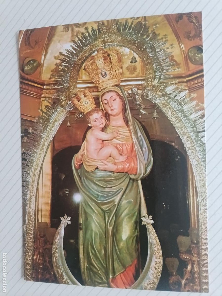 Cartoline: Postal. Virgen de Alcal&aacute; la Real