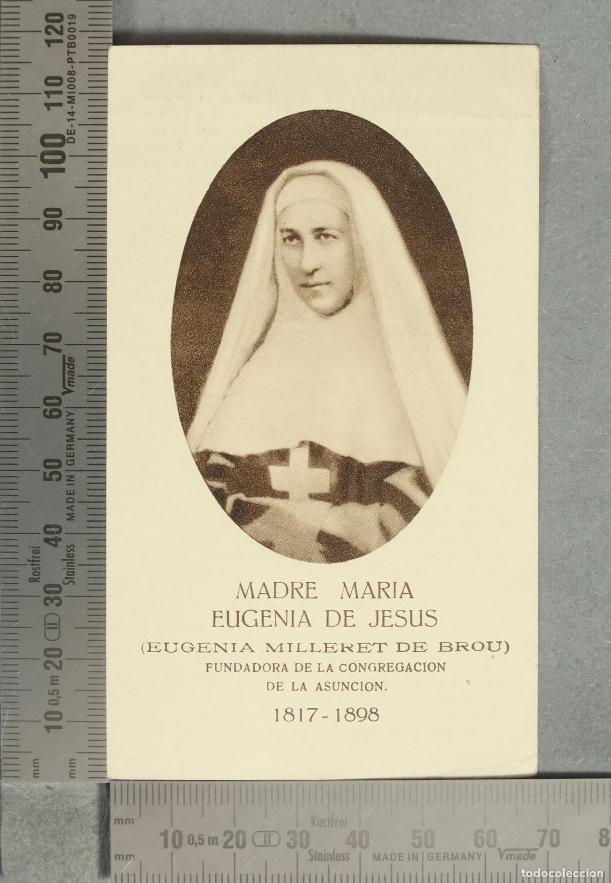Postkarten: ESTAMPA. Madre Maria Eugenia de Jesus - Eugenia Milleret de Brou