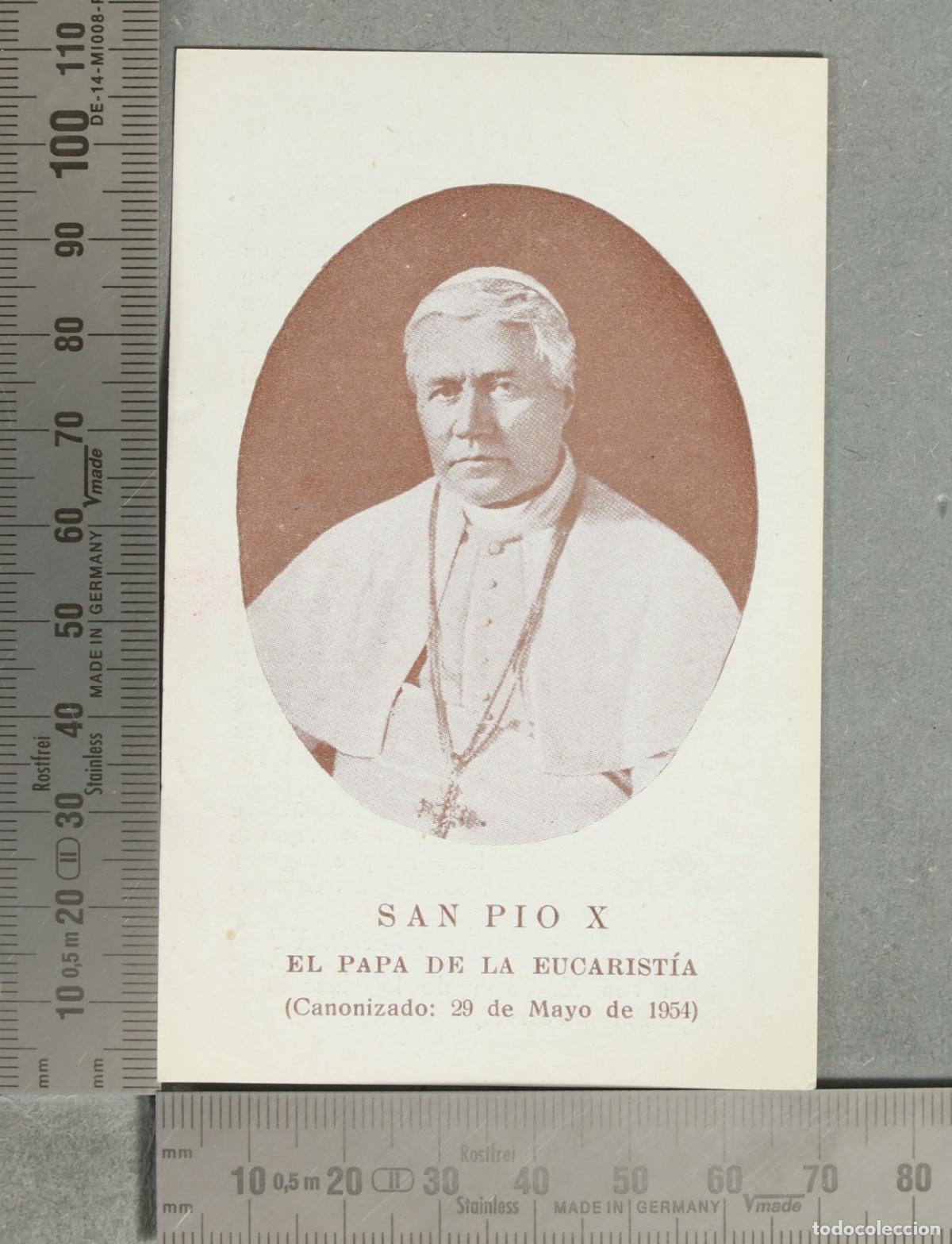 Postales: ESTAMPA. San Pio X - El Papa de la Eucarist&iacute;a