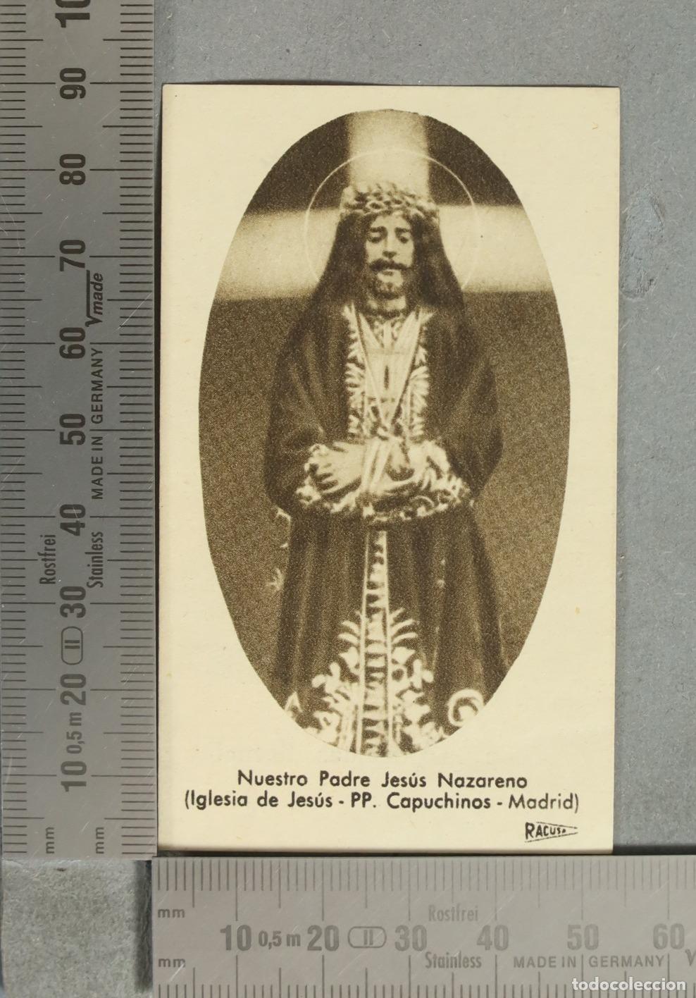 Postais: ESTAMPA. Nuestro Padre Jes&uacute;s Nazareno - Iglesia de Jes&uacute;s - PP. Capuchinos - Madrid