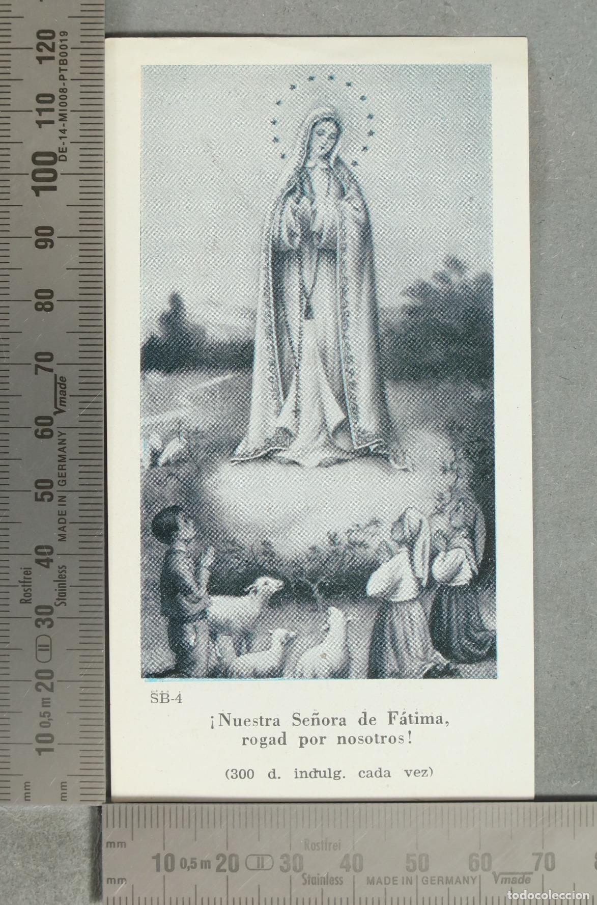 Postales: ESTAMPA. Nuestra Se&ntilde;ora de F&aacute;tima