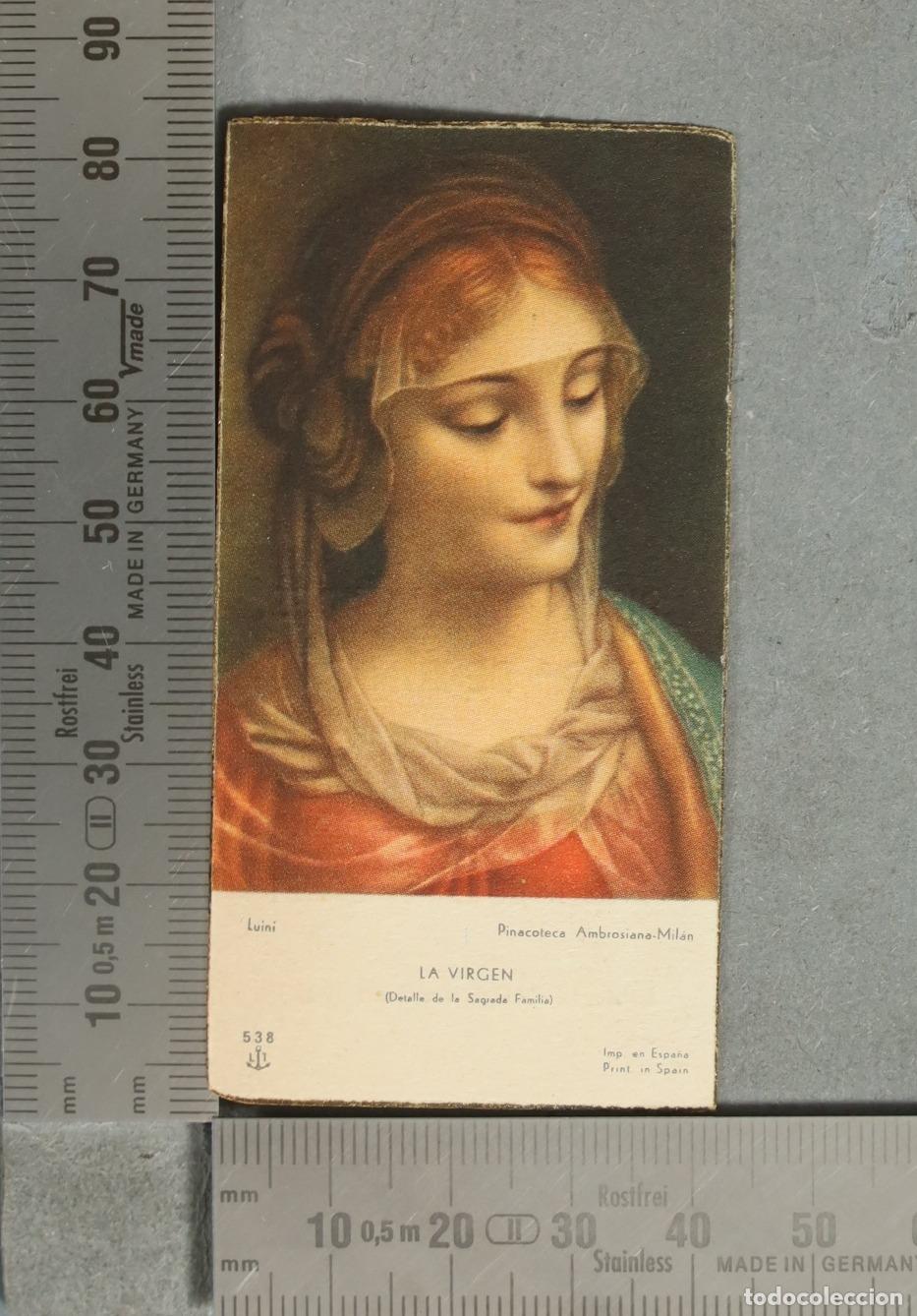Postales: ESTAMPA. La Virgen - Luini - Foto 1