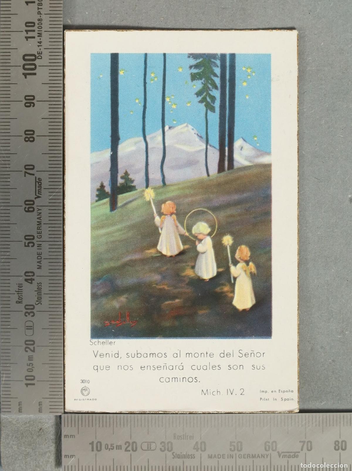 Postales: ESTAMPA. Venid, subamos al monte del Se&ntilde;or que nos ense&ntilde;ar&aacute; cuales son sus caminos - Scheller