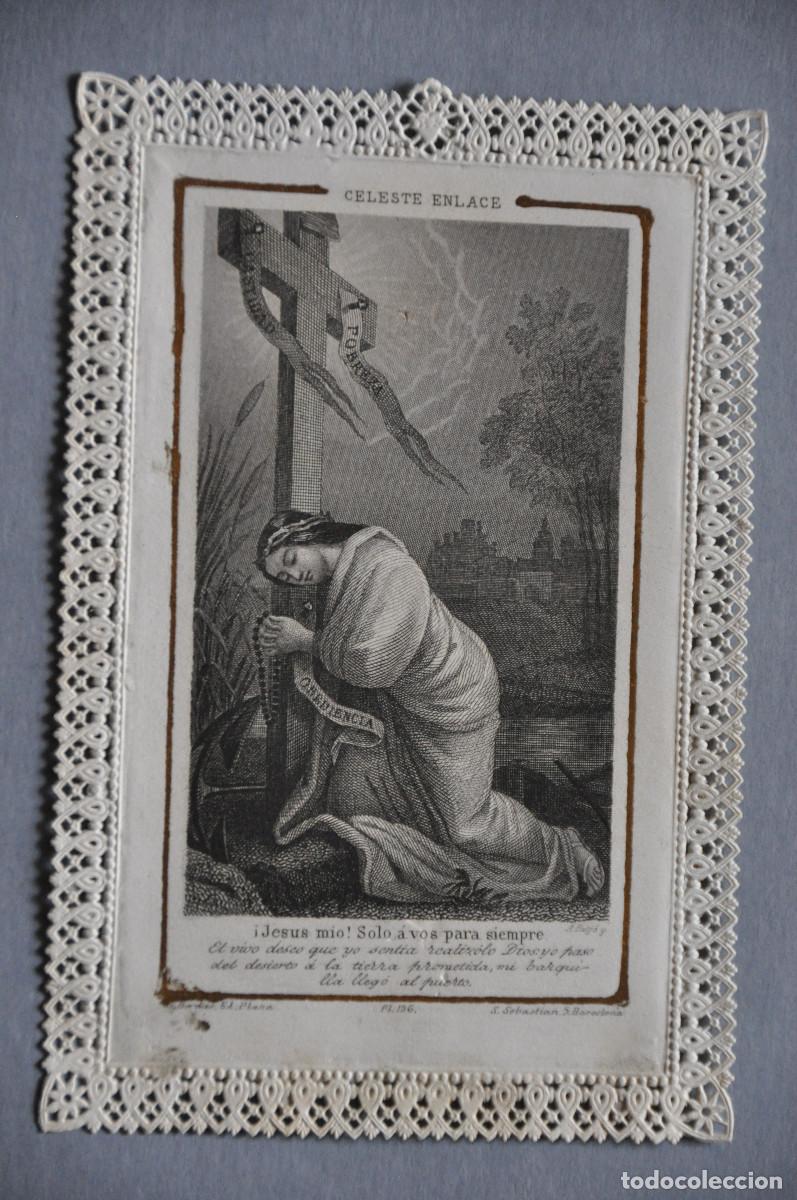 Postales: ESTAMPA DE PUNTILLA CALADA - &iexcl;JES&Uacute;S! S&Oacute;LO A VOS PARA SIEMPRE