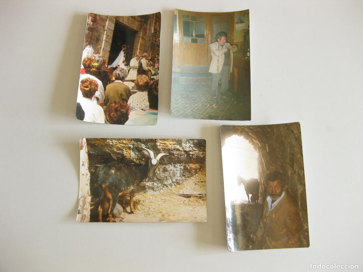 Postales: 4 FOTOGRAF&Iacute;AS DE LA VIRGEN Y CABRERO DE LA PE&Ntilde;A DE FRANCIA. SALAMANCA. A&Ntilde;OS 70 U 80