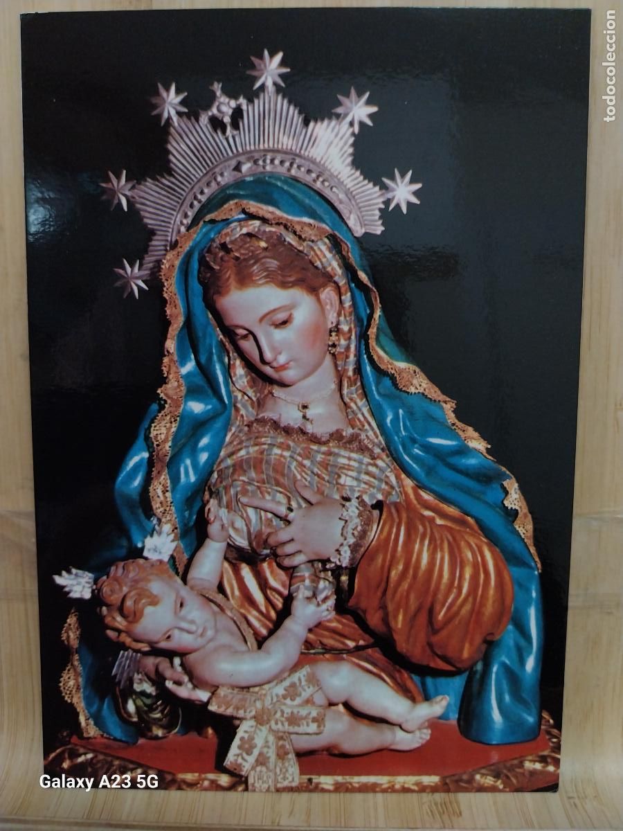 Postales: VALDEPE&Ntilde;AS VIRGEN NTRA SRA DE BELEN CIUDAD REAL ED POSTAL A&Ntilde;O 1981 SC ORIGINAL