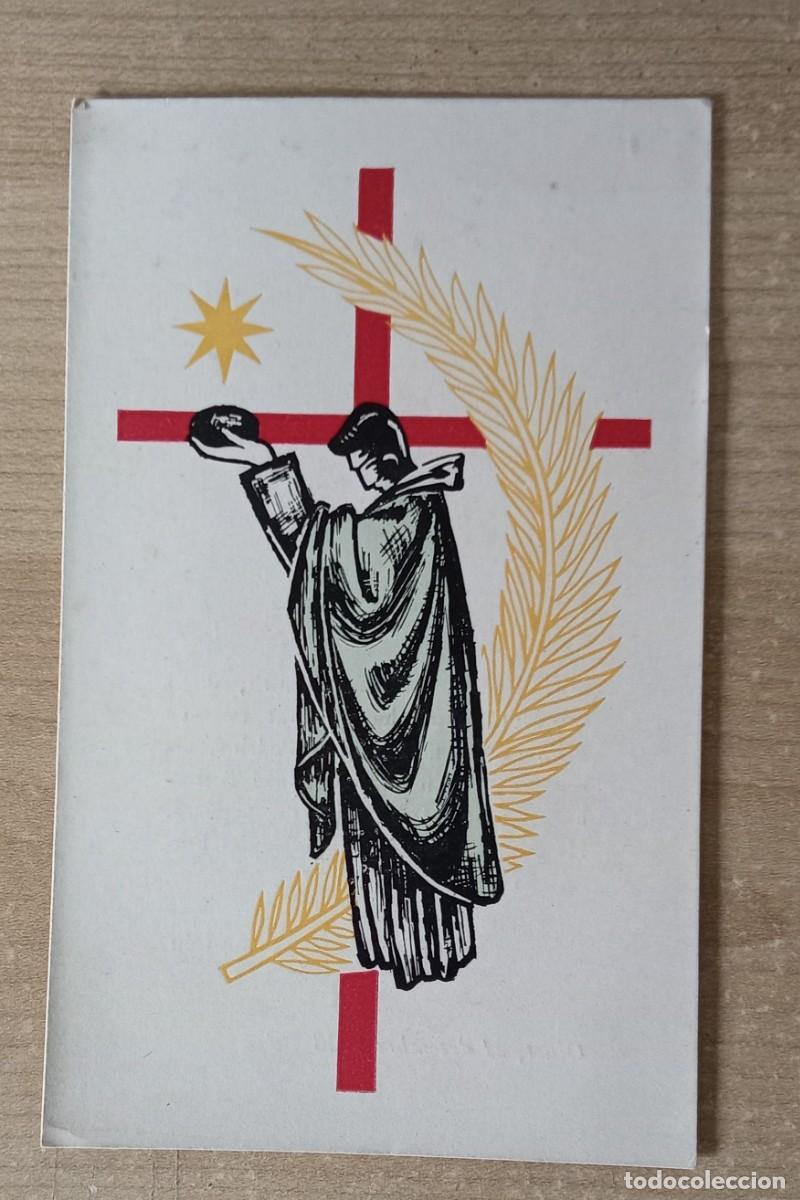 Postales: ESTAMPA RECORDATORI. UNGIT SACERDOT ramon cabanas antich, 1958