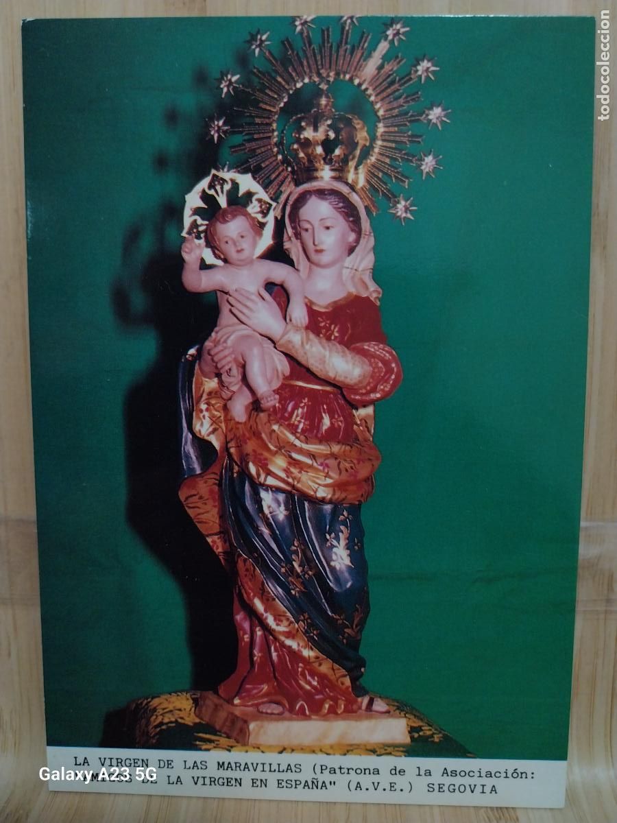 Postales: VIRGEN NTRA SRA DE LAS MARAVILLAS SEGOVIA ED VISTABELLA A.V.E.