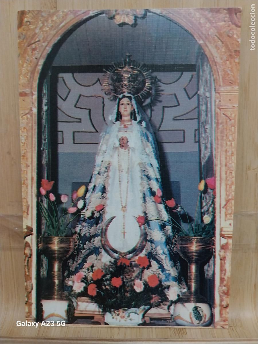 Postales: VITIGUDINO VIRGEN NTRA SRA DEL SOCORRO SALAMANCA ED IGLESIAS A&Ntilde;O 1991 SC ORIGINAL