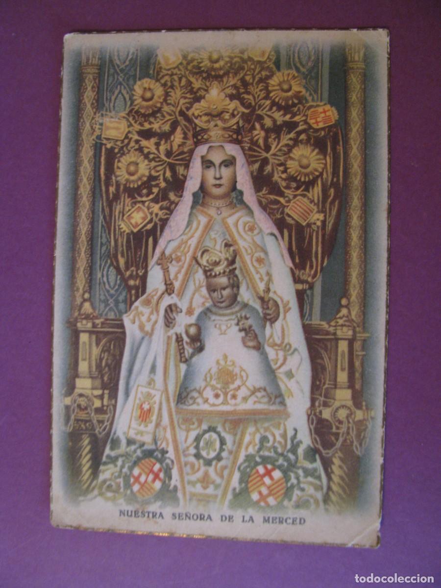 Postales: POSTAL RELIGIOSA. NUESTRA SE&Ntilde;ORA DE LA MERCED. ED. D 70. ESCRITA 1959.