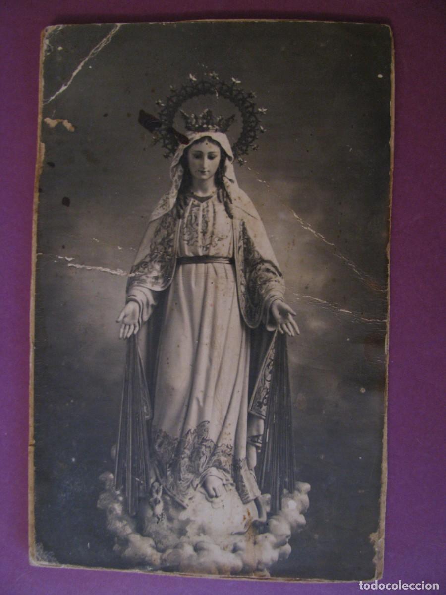 Postales: ANTIGUA FOTO POSTAL RELIGIOSA. VIRGEN MILAGROSA. 14X9 CM