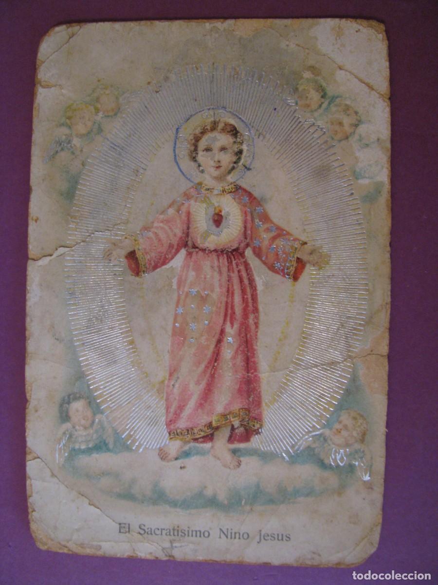 Postales: POSTAL RELIGIOSA. EL SACRATISIMO NI&Ntilde;O JESUS. ED. AMAG N&ordm; 802. ESCRITA A&Ntilde;OS 1920