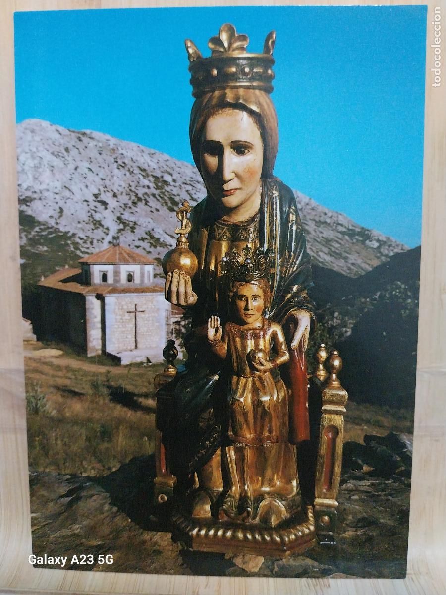 Postales: VILLAFRIA DE LA PE&Ntilde;A VIRGEN NTRA SRA DEL BREZO PALENCIA ED COLON 2 SC ORIGINAL A&Ntilde;O 1994 *****
