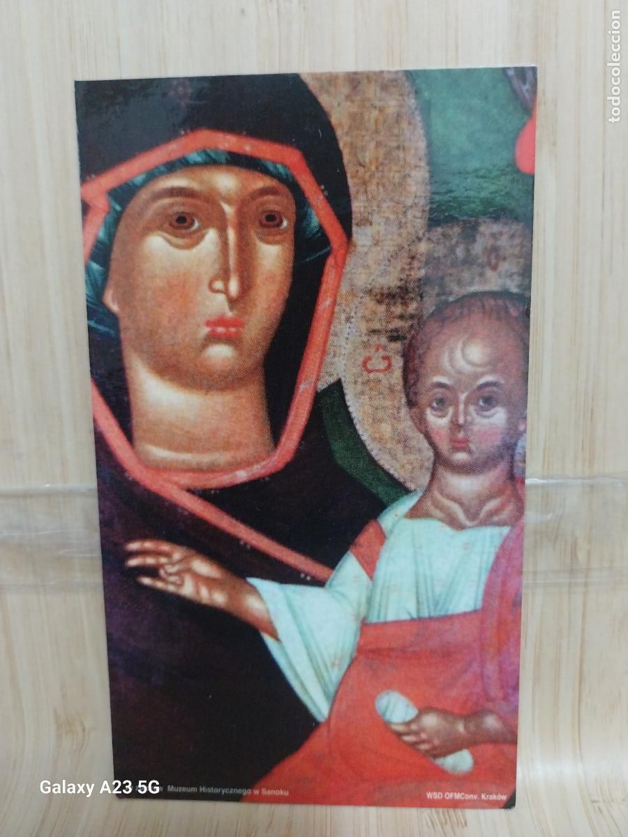 Postales: VIRGEN CON NI&Ntilde;O CRACOVIA ESTAMPA VINTAGE 12 X 7 CMS