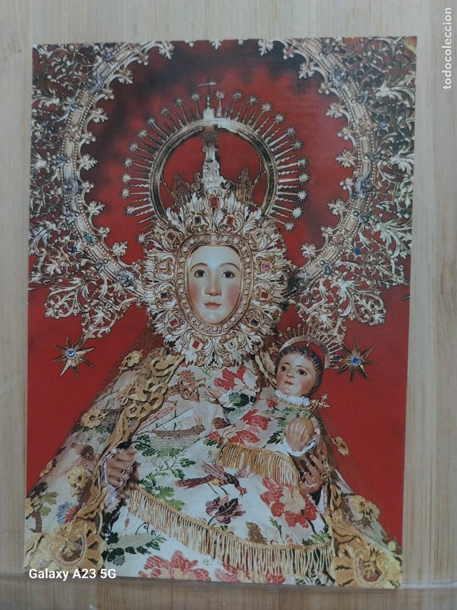 Postales: EL CASAR DE TALAMANCA VIRGEN NTRA SRA DE LA ANTIGUA ESTAMPA VINTAGE 10.5 X 7.5 CMS