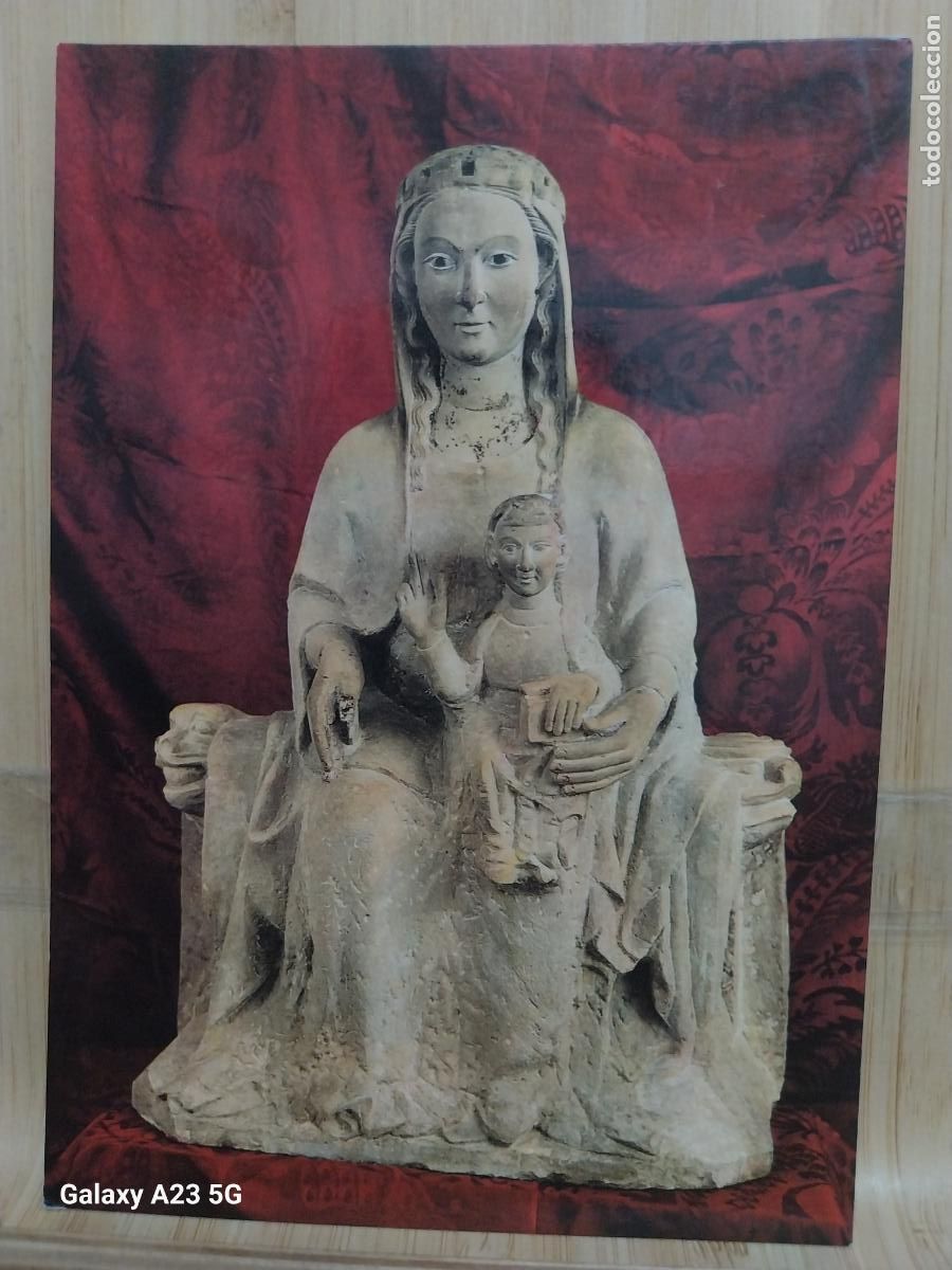 Postales: SANTA MARIA DE VALLBONA VIRGEN NTRA SRA DEL CLAUSTRO ED RAYMOND SC ORIGINAL