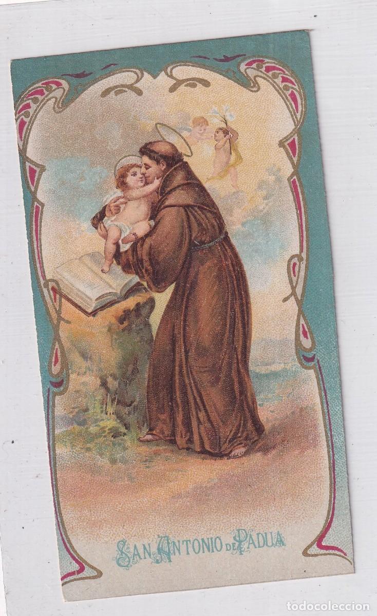 Postcards: Estampa San Antonio de Padua. Reverso en blanco. 12 x 6,50 cm