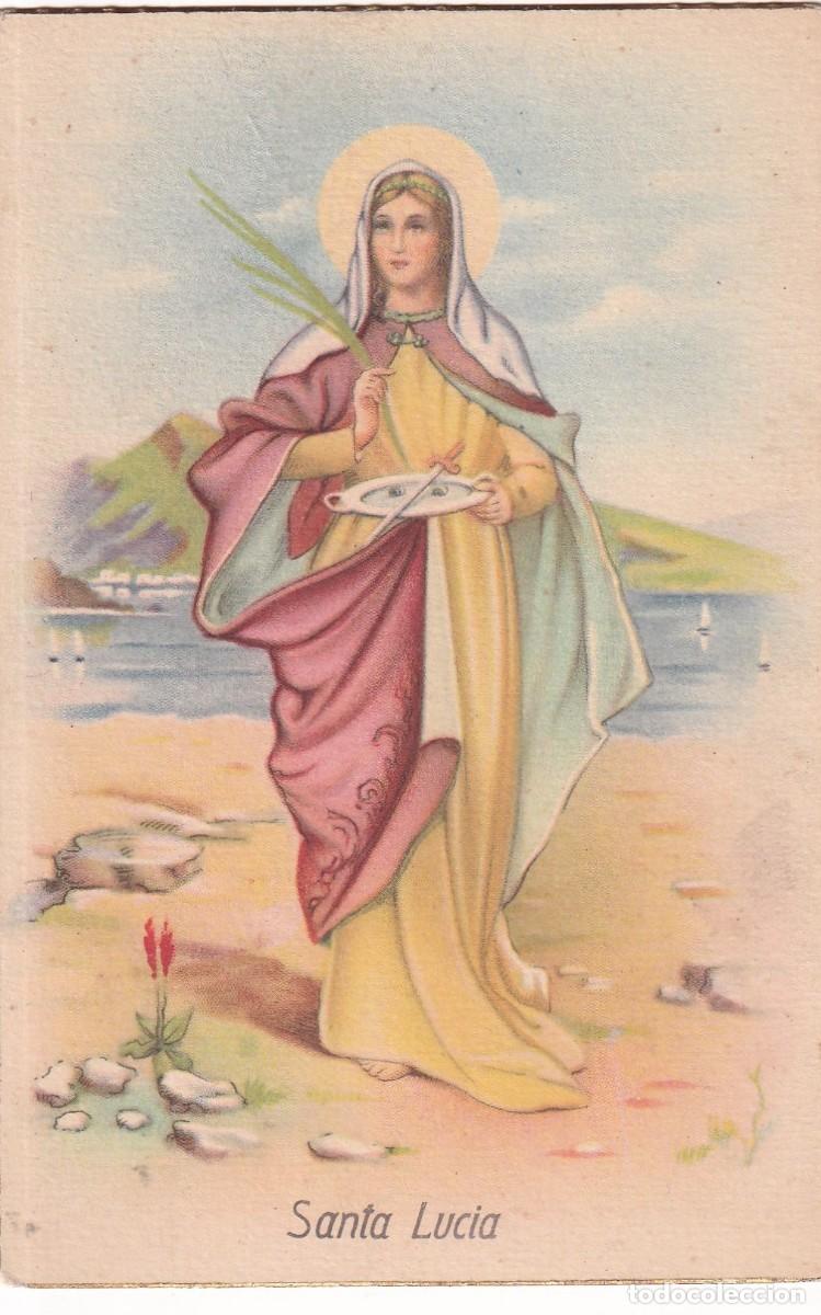Postcards: Postal Santa Lucia. Escrita sin circular. Religi&oacute;n.